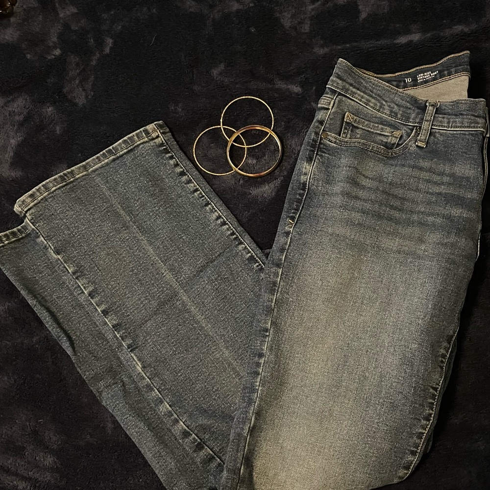 Size 10 low rise bootcut jeans
